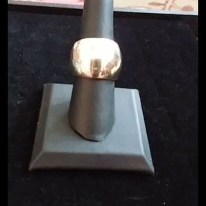 925 Silver Bold Tapered Ring Size ~7.5